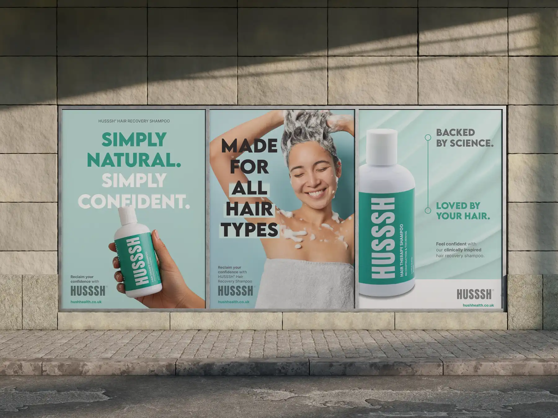 HUSSSH Health poster trio design thumbnail