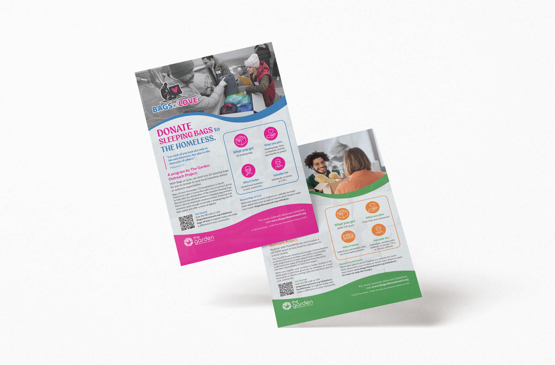 The Garden Outreach flyer design thumbnail