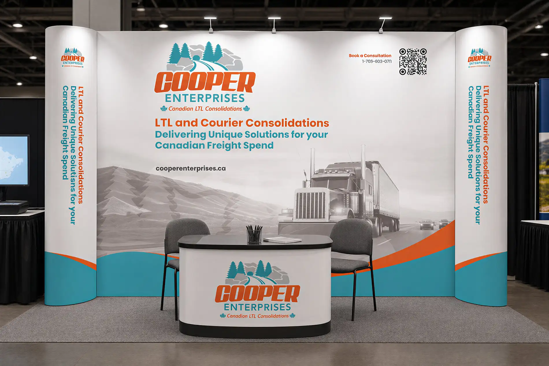 Cooper Enterprises trade show booth and event display design