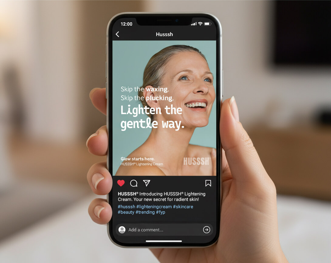 HUSSSH Health social media campaign