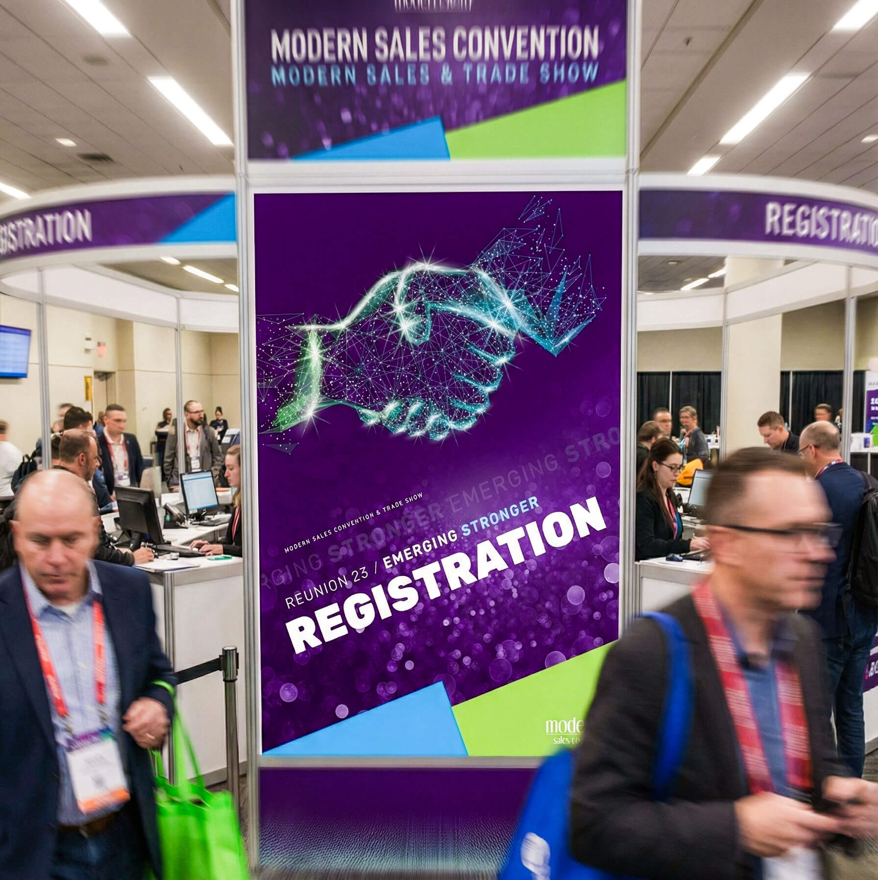 Modern Sales Co-op tradeshow display thumbnail