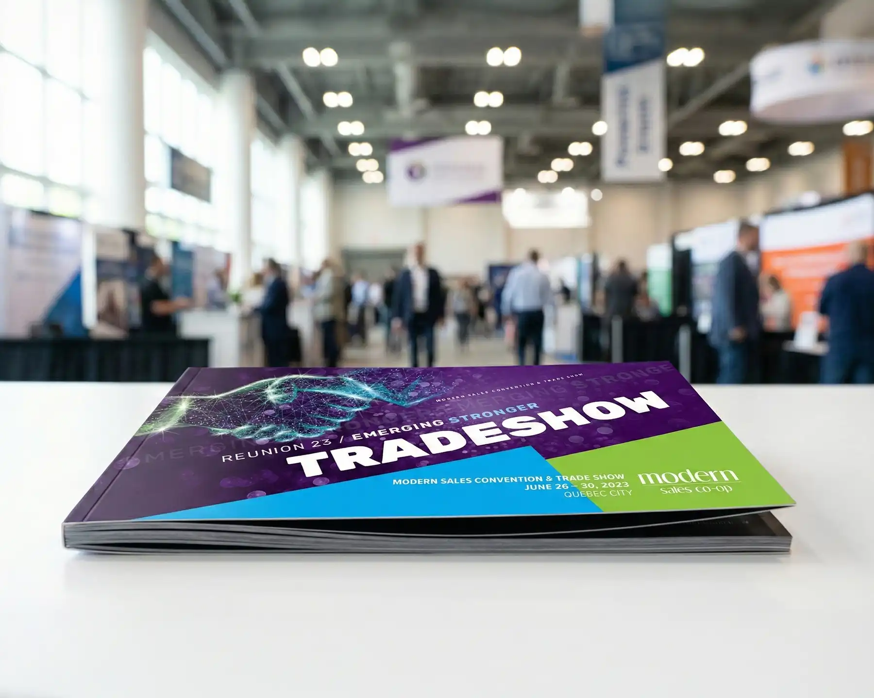 Modern Sales Co-op catalogue book mockup thumbnail